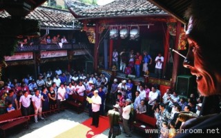 龙泉市龙南乡香菇庙会传承香菇文化 ()