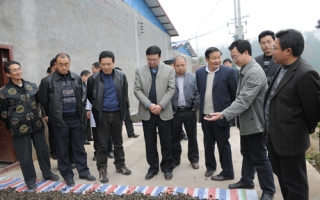 四川考核组高度评价通江县农村示范建设 ()