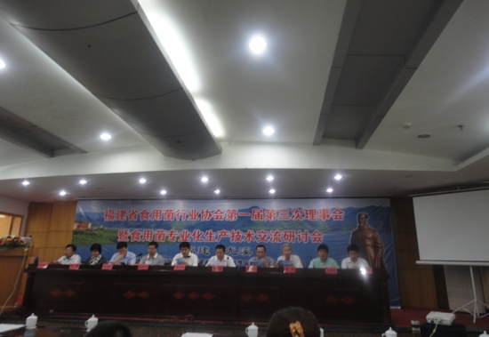 大会主席台及会议现场