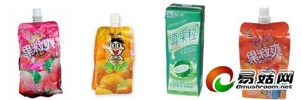 立式袋全自动液体包装机包装效果