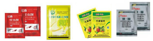 半自动粉剂包装机包装效果