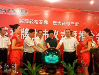 “靖州茯苓”挂牌上市仪式暨推介会在怀化市长城宾馆举行(图)