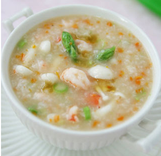 鲜虾香菇粥