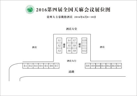 2016第四届全国天麻会议展位图