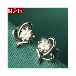 宿迁新款的银耳钉供应|银耳环防过敏