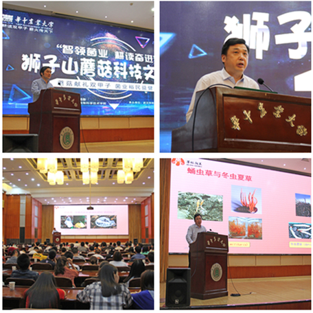 开幕式现场、科普讲座