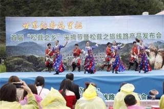 世界的香格里拉首届“松茸之乡”采摘节暨旅游线路产品发布会开启 ()