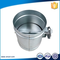 厂家直销镀锌板按扣式手动风阀 梅花式手动风阀 圆形电动风阀