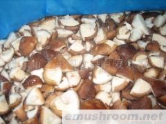 供应速冻香菇4分之1块