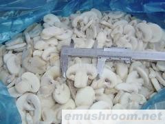 供应速冻双孢菇（片）