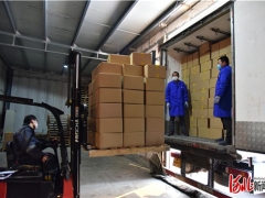 12吨蘑菇启运武汉！河北丰科生物科技有限公司捐菇抗疫 ()