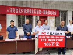 105万元！留坝县Manbetx体育手机版推荐A9版本水灾第一期赔款已支付！ ()