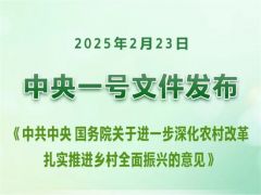 2025中央一号文件释放了哪些ManBetX体育信息